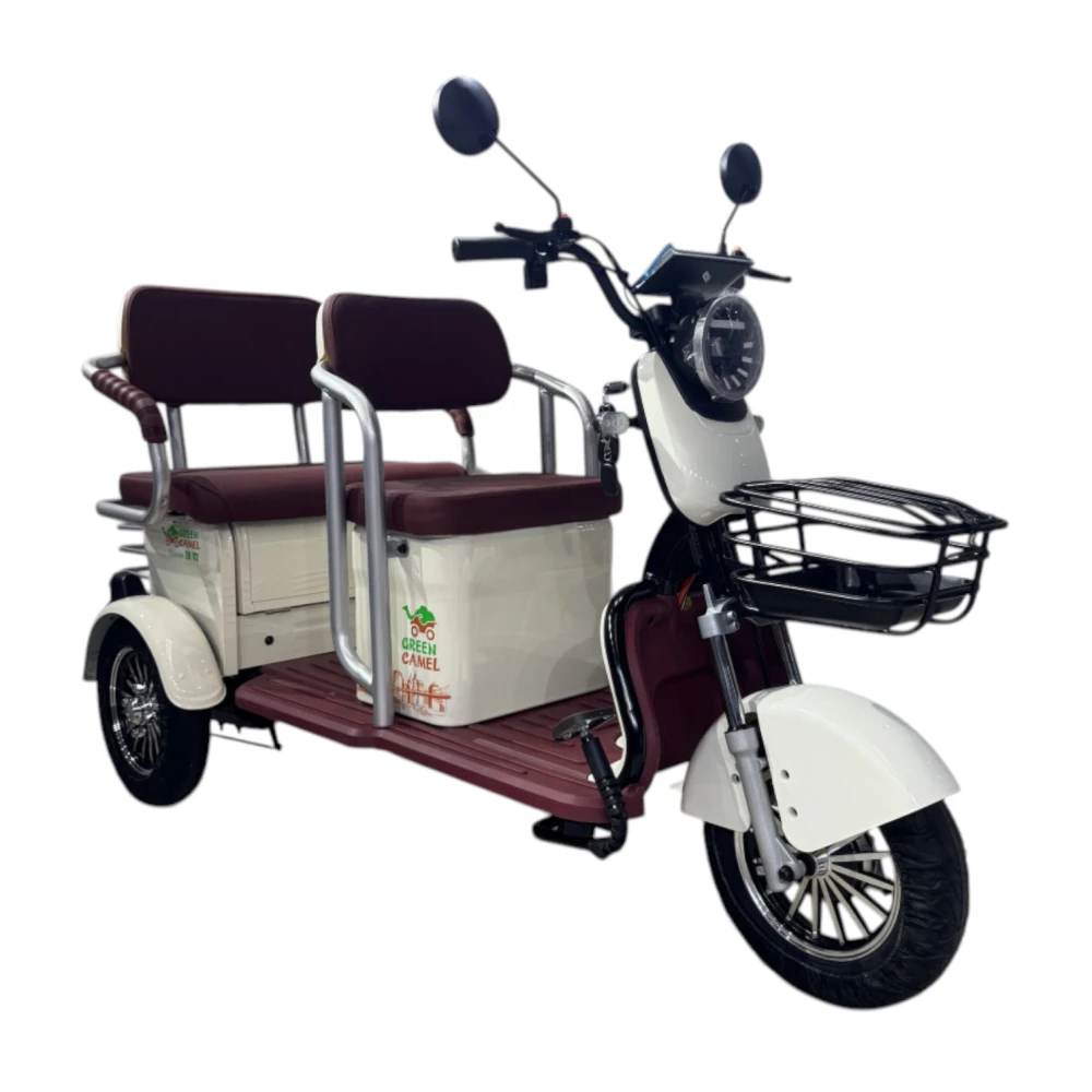 Электротрицикл GreenCamel Пони Z8 V2 (72V20Ah 1000W) дифференциал Красно-Белый 4